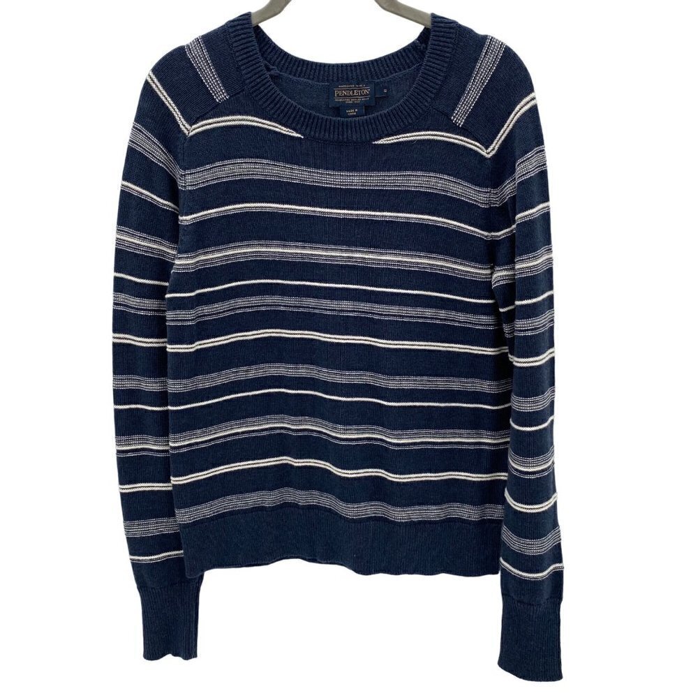 Pendleton Textured Stripe Sweater Women’s Size S